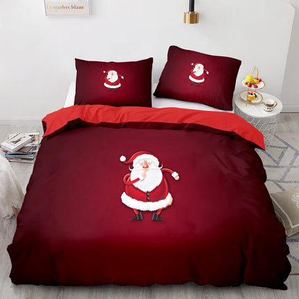 Merry Christmas Bedding Sets Kids Quilt Covers Room Decoration