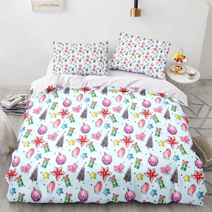 Merry Christmas Bedding Sets Kids Quilt Covers Room Decoration