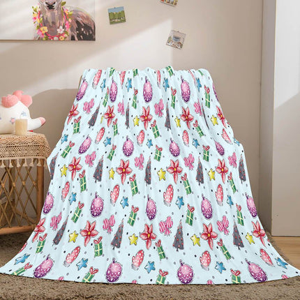 Merry Christmas Flannel Fleece Blanket