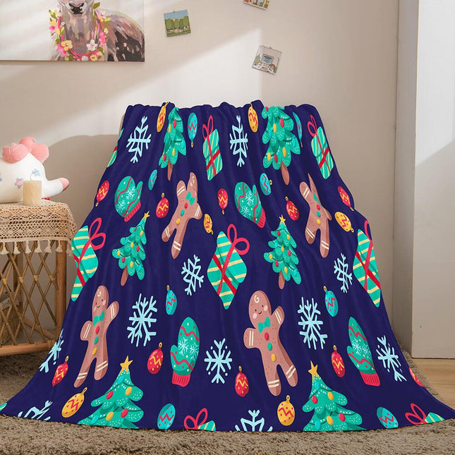 Merry Christmas Flannel Fleece Blanket
