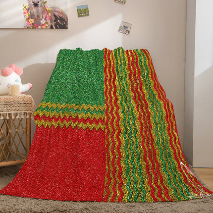 Merry Christmas Flannel Blanket Throw Blanket
