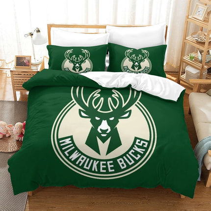 Milwaukee Bucks Bedding Set Duvet Cover Without Filler