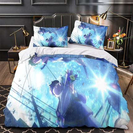 Mob Psycho 100 Bedding Set Pattern Quilt Cover Without Filler