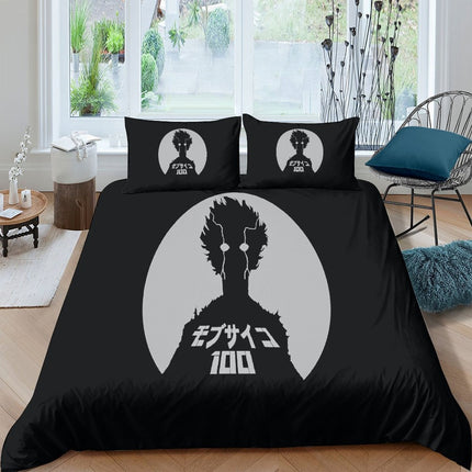 Mob Psycho 100 Bedding Set Pattern Quilt Cover Without Filler