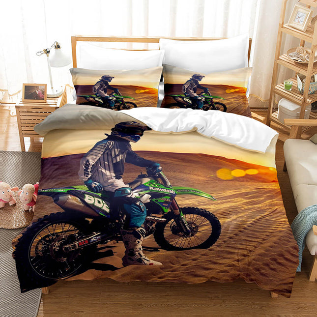 Motocross Dirt Bike Bedding Sets Quilt Covers Without Filler