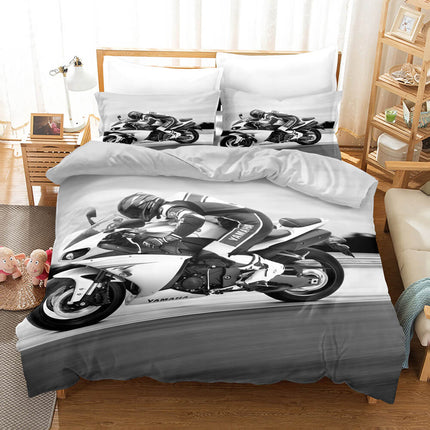 Motocross Dirt Bike Bedding Sets Quilt Covers Without Filler
