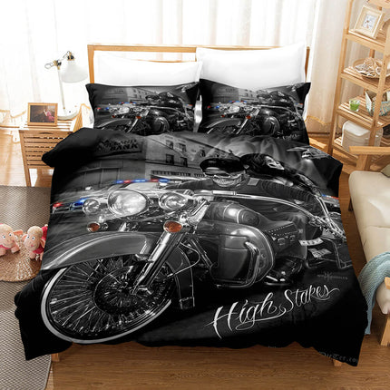 Motocross Dirt Bike Bedding Sets Quilt Covers Without Filler