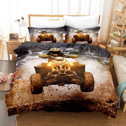 Motocross Dirt Bike Bedding Sets Quilt Covers Without Filler