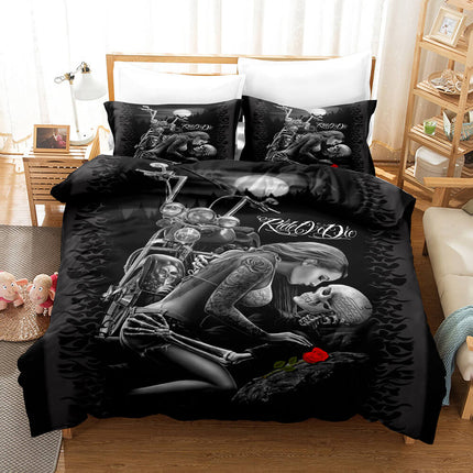 Motocross Dirt Bike Bedding Sets Quilt Covers Without Filler