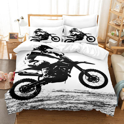 Motocross Dirt Bike Bedding Sets Quilt Covers Without Filler