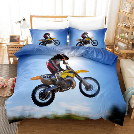 Motocross Dirt Bike Bedding Sets Quilt Covers Without Filler