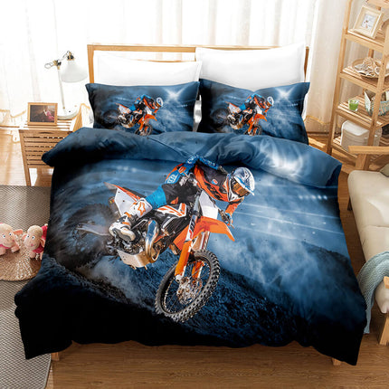 Motocross Dirt Bike Bedding Sets Quilt Covers Without Filler