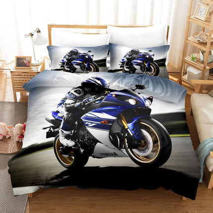 Motocross Dirt Bike Bedding Sets Quilt Covers Without Filler