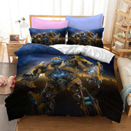 Movie Transformers Optimus Prime Bedding Sets Quilt Cover Without Filler