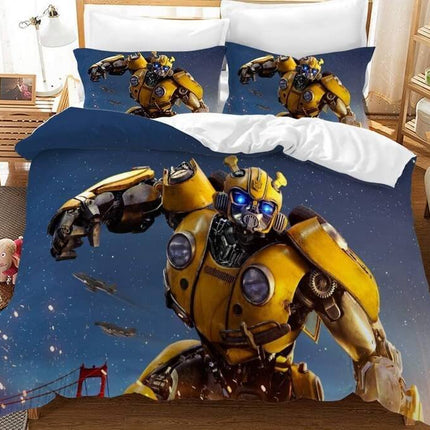 Movie Transformers Optimus Prime Bedding Sets Quilt Cover Without Filler