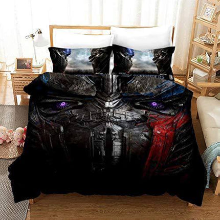 Movie Transformers Optimus Prime Bedding Sets Quilt Cover Without Filler