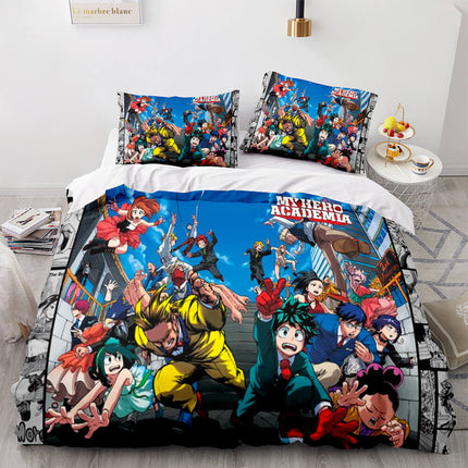 My Hero Academia Bedding Set Cosplay Quilt Covers Without Filler