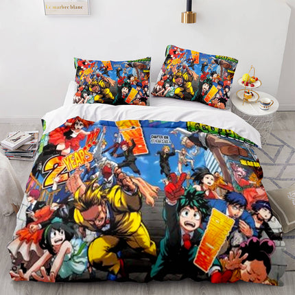 My Hero Academia Bedding Set Cosplay Quilt Covers Without Filler
