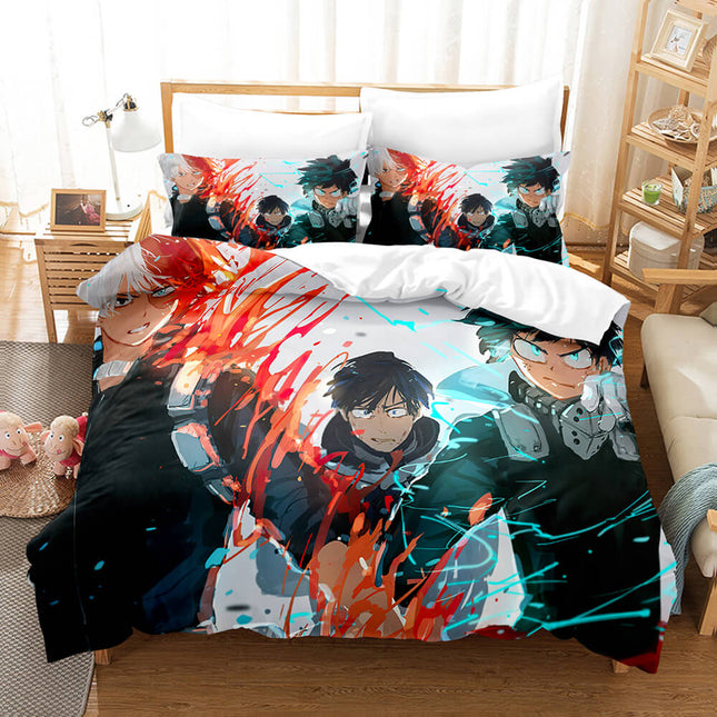 My Hero Academia Cosplay Bedding Set Quilt Cover