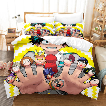 My Hero Academia Cosplay Bedding Set Quilt Cover