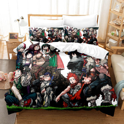 My Hero Academia Cosplay Bedding Set Quilt Cover
