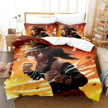 Anime My Hero Academia Cosplay Bedding Set Quilt Cover Without Filler