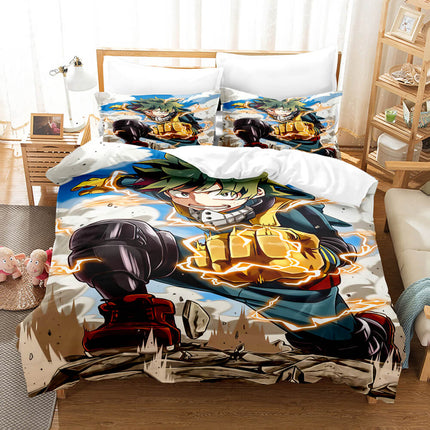 Anime My Hero Academia Cosplay Bedding Set Quilt Cover Without Filler