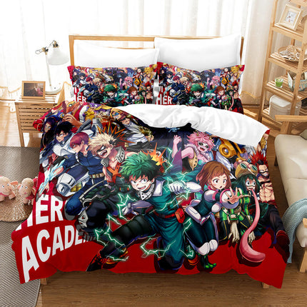 Anime My Hero Academia Cosplay Bedding Set Quilt Cover Without Filler