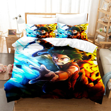 My Hero Academia Cosplay Bedding Set Quilt Cover