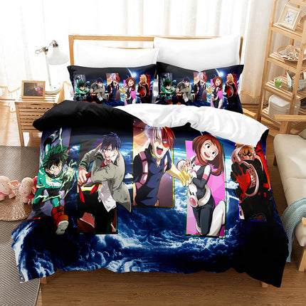 My Hero Academia Cosplay Bedding Set Quilt Cover
