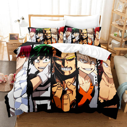 My Hero Academia Cosplay Bedding Set Quilt Cover
