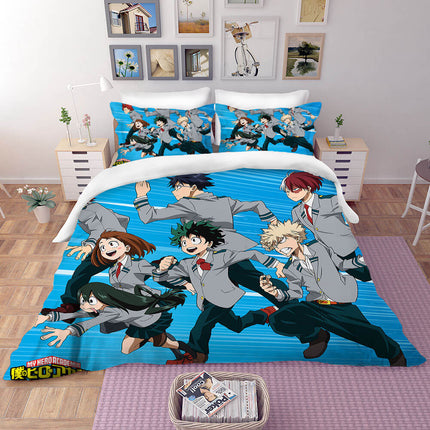 My Hero Academia Pattern Bedding Set Kids Quilt Covers