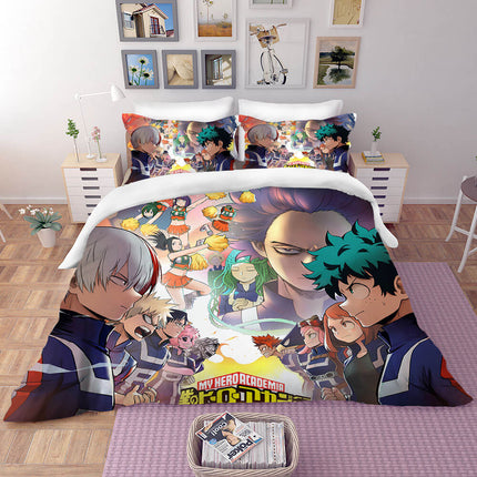 My Hero Academia Pattern Bedding Set Kids Quilt Covers