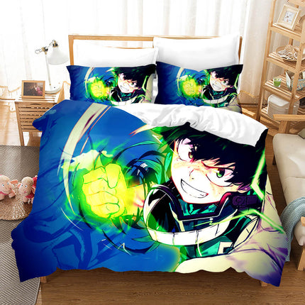 My Hero Academia Pattern Bedding Set Kids Quilt Covers