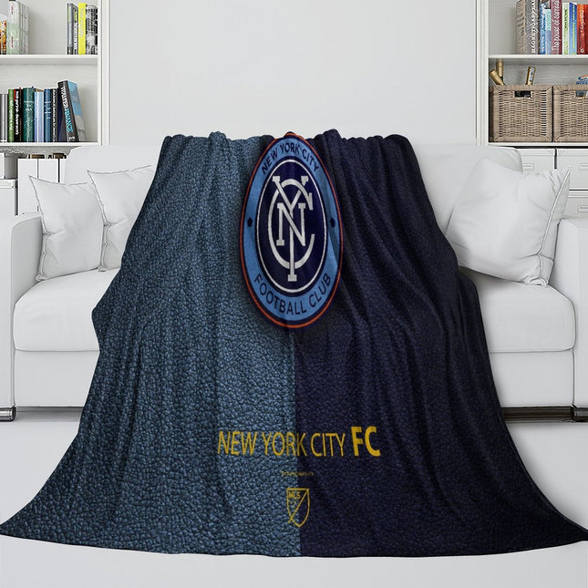 New York City FC Blanket Flannel Fleece Throw Room Decoration