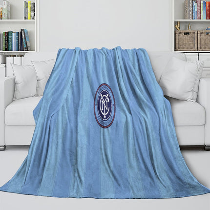 New York City FC Blanket Flannel Fleece Throw Room Decoration
