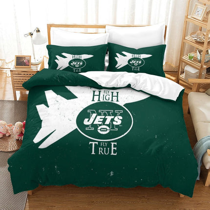 New York Jets Bedding Set Duvet Cover Without Filler