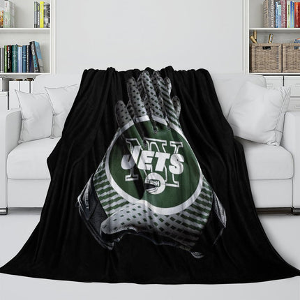 New York Jets Blanket Flannel Fleece Throw Room Decoration