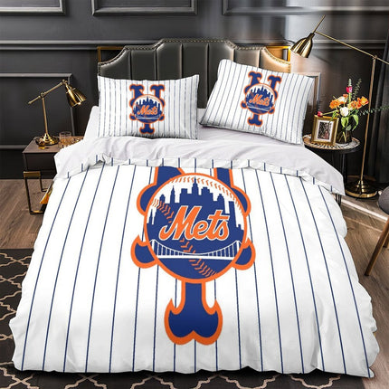 New York Mets Bedding Set Quilt Cover Without Filler