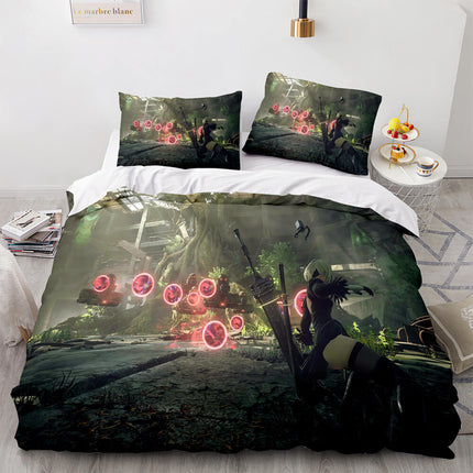 NieR Automata Cosplay 3 Piece Bedding Set Quilt Covers Without Filler