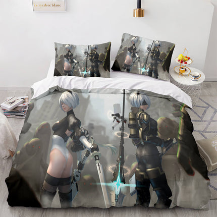 NieR Automata Cosplay 3 Piece Bedding Set Quilt Covers Without Filler