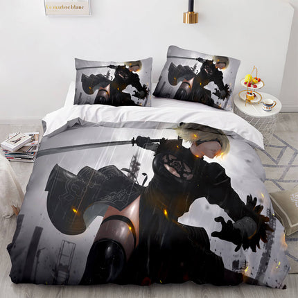 NieR Automata Cosplay 3 Piece Bedding Set Quilt Covers Without Filler