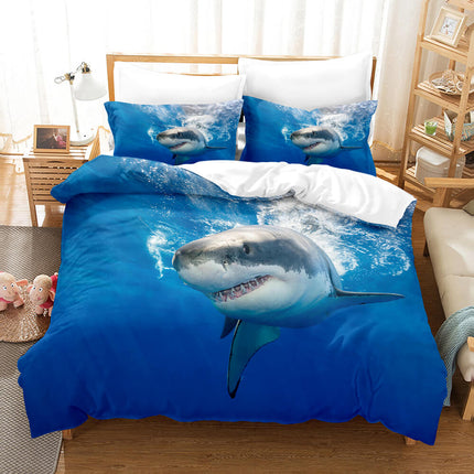 Ocean Dolphin Bedding Set Quilt Cover Without Filler