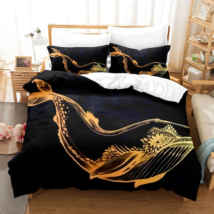 Ocean Dolphin Bedding Set Quilt Cover Without Filler