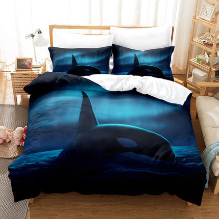 Ocean Dolphin Bedding Set Quilt Cover Without Filler