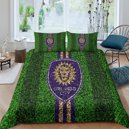 Orlando City SC Bedding Set Duvet Cover Without Filler