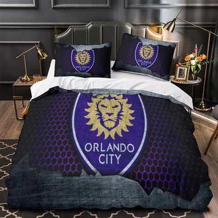 Orlando City SC Bedding Set Duvet Cover Without Filler