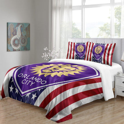 Orlando City SC Bedding Set Duvet Cover Without Filler