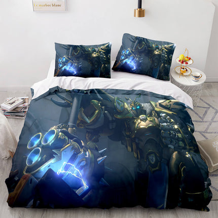 Overwatch Cosplay 3 Piece Bedding Sets Quilt Covers Without Filler
