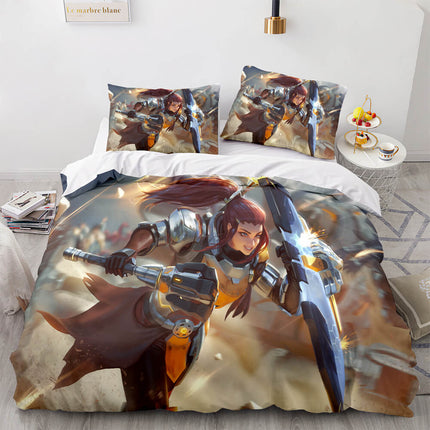 Overwatch Cosplay 3 Piece Bedding Sets Quilt Covers Without Filler